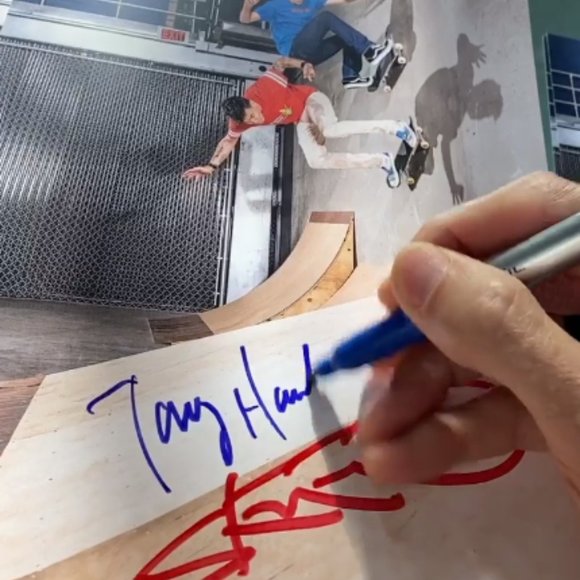 Tony Hawk & Steve-O Autographed 8 x 10 Photo - Picture 8 of 10